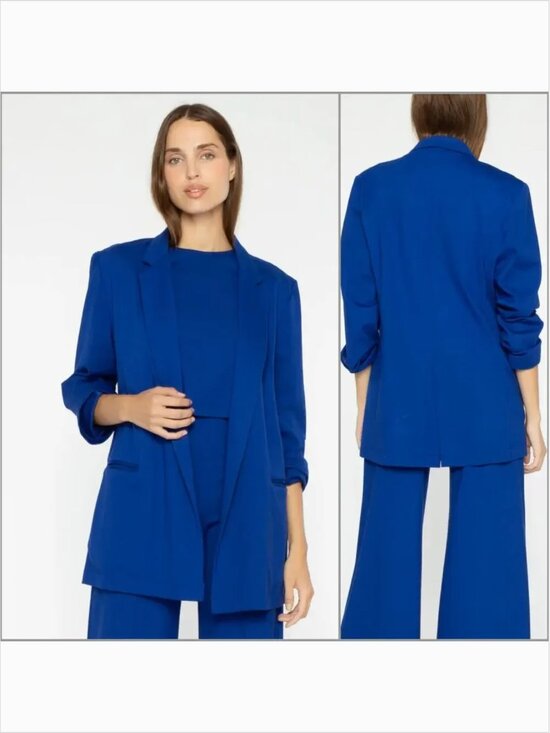 Ripley Rader Jackets & Blazers - NWT Ripley Rader Oversized Ponte Blazer in Cobalt Blue | Size Large
